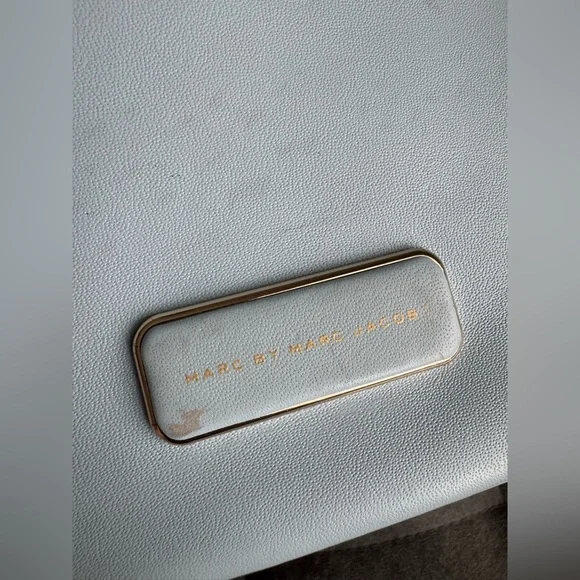 Marc By Marc Jacobs Womens Faded Blue Double Percy Crossbody Bag - Picture 12 of 12